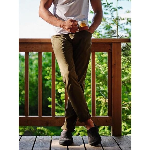 Néw Huckberry Greys Wool Outdoor Slippers/ Mules in Charcoal/Black Size 11 - Picture 7 of 10